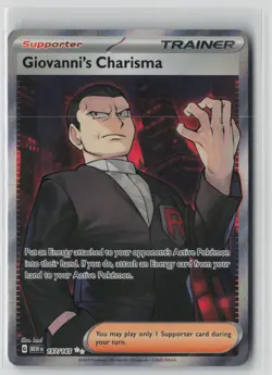 Giovanni's Charisma 197/165 Ultra Rare 151 Pokemon NM - Image 1