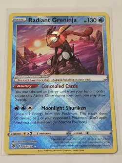 Radiant Greninja 046/189, Astral Radiance, Pokemon TCG - Image 1