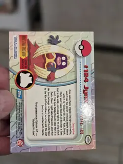 POKEMON JYNX #124 [Non-Holo] Topps Blue Logo 1st TV Animation 2000 - - NM Mint - Image 2