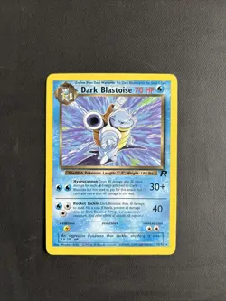 Pokemon TCG Dark Blastoise Team Rocket 20/82 Regular Unlimited Rare Non Holo - Image 1