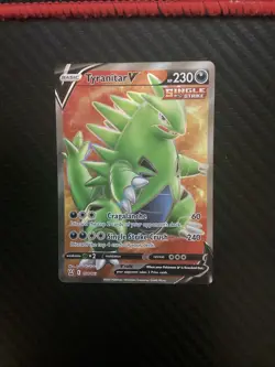 Tyranitar V 154/163 Ultra Rare Battle Styles Pokemon Holo NM - Image 1