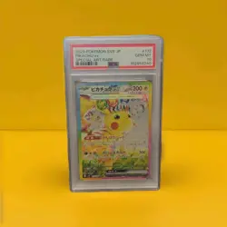 Pikachu ex Super Electric Breaker Pokemon Japanese SAR #132 PSA 10 - Image 1