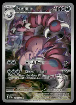 Pokemon Cards Drapion 097/088 Perfect Order Holo Illustration Rare NM - Image 1