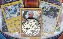 POKEMON TCG FORCES OF NATURE COLLECTION 3 FOIL CARDS 2 BOOSTER PACKS 1 COIN - Image 2