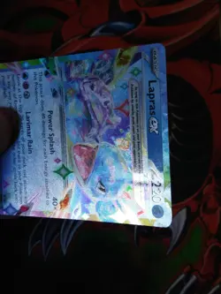 Lapras ex - 032/142 - Double Rare Holo - Stellar Crown Pokemon Factory Damaged - Image 2