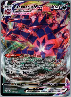 Eternatus VMAX 117/189 SWSH03: Darkness Ablaze - Pokemon Card - NM - Image 1