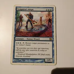 X1 MTG Magic the Gathering Temporal Adept 9th Edition HP - Image 1
