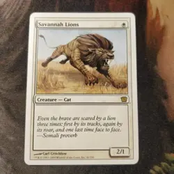Savannah Lions ~ Ninth Edition [ Excellent ] [ Magic MTG ] - Image 1