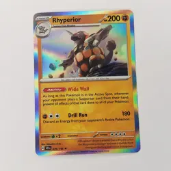 Pokemon TCG Rhyperior SV07: Stellar Crown 076/142 Holo Rare - Image 1