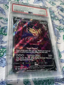 Pokemon 2023 Zamazenta v Full Art GG54/GG70 Crown Zenith Galarian Gallery PSA 10 - Image 3