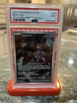 2023 Pokemon SVP EN 151 Ultra Premium UPC #052 Mewtwo PSA 9 MINT - Image 1