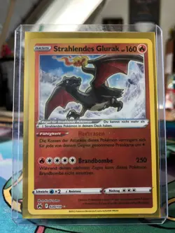 Pokemon TCG Crown Zenith Radiant Charizard 20/159 Radiant Rare NM-German Version - Image 3
