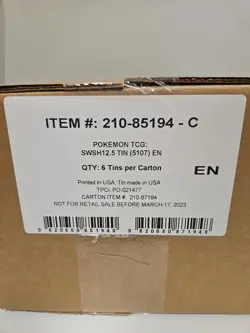 Pokemon Crown Zenith Tin Collection Case SEALED - Image 1