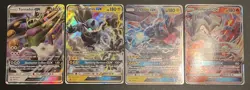 Pokemon GX Promo Lot Reshiram GX Zekrom GX Tornadus GX Thundurus GX SM NM - Image 1