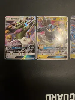 Pokemon GX Promo Lot Reshiram GX Zekrom GX Tornadus GX Thundurus GX SM NM - Image 2