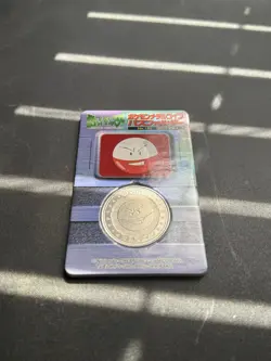 1998 Pokemon Meiji Electrode No. 101 Lottery Medal with Backing Rare Prize Coin - Image 2