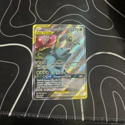 FULL ART Celebi & Venusaur GX Tag Team ULTRA RARE Pokemon SM167 Black Star Promo - Image 1