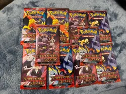 Pokemon TCG Destined Rivals Booster Pack Lot 10 Packs (10 Cards Each) English - Image 1