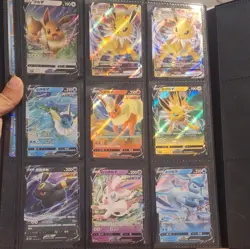 Nintendo Pokemon TCG Chinese cBB2C 2025 Eeveelution V/VMAX Holo 9-Card Lot - Image 1