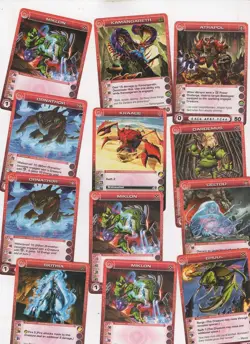 Chaotic lot #029. Lot of 12 Underworld creature cards. All MAX Energy - Image 1