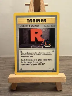 Rockets Hideout 63/64 Pokemon Card WOTC NEO REVELATION GENGAR - Image 1