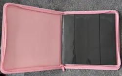 Vault X 12 Pocket Zip Binder, 480 Cards, Exo-Tec, 20 Side-Loading Pages (Pink) - Image 3