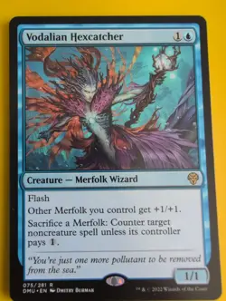 Vodalian Hexcatcher. DMU merfolk wizard MTG Card. - Image 1