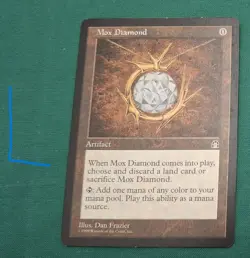 1 x MTG Mox Diamond English EX/NM Top artifact - Image 1