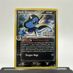 2004 Pokemon Team Rocket Returns 31/109 Dark Dragonair Reverse Holo Near Mint - Image 1