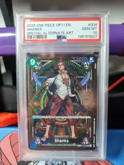 PSA 10 Shanks ST16-004 One Piece Op11 Special Alternate Art SP ONE PIECE - Image 1