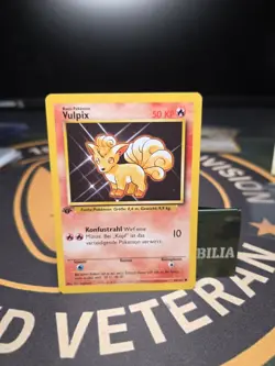 Pokemon TCG Vulpix 068/102 1st Edition Base Set (Shadowless) LP / NM - Image 1