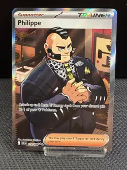 Philippe 110/86 Ultra Rare Full Art Pokemon TCG Chaos Rising NM - Image 1