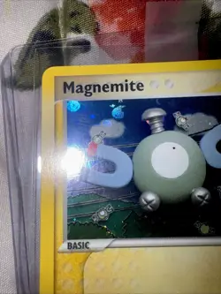 Pokemon TCG Magnemite Stamp Rev Holo EX Team Rocket Returns 66/109 04 English NM - Image 2