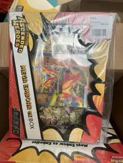 Pokemon TCG Mega Emboar Ex Box Brand New Factory Sealed FAST POSTAGE 📦🔥 - Image 3