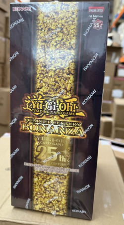 Yugioh Quarter Century BONANZA 10 boxes 1st Edition Factory Sealed - Image 3