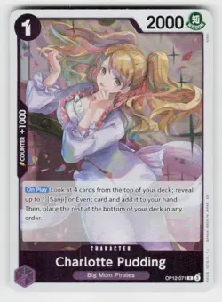 Legacy of the Master #OP12-071 Charlotte Pudding - Image 1