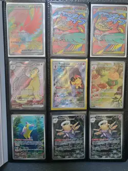 Pokemon Card Joblot Bundle Art rare Mega attack Ir Ex 120 cards + Binder NM - Image 1