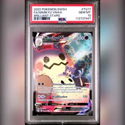 PSA 10 Mimikyu VMAX TG17/TG30 Brilliant Stars SWSH 2022 GEM MINT Pokemon Card - Image 1