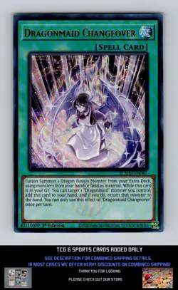 Battles of Legend: Monster Mayhem Yugioh #BLMM-EN067 Dragonmaid Changeover NM+ - Image 1