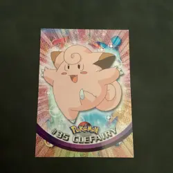 CLEFAIRY #35 Pokemon Card TCG Topps TV Animation - Image 1