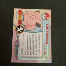 CLEFAIRY #35 Pokemon Card TCG Topps TV Animation - Image 2
