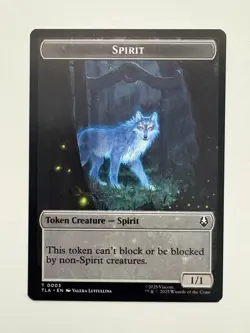 Copy 1 / Spirit 3 Token MTG Magic the Gathering Card NM Near Mint TLA - Image 2