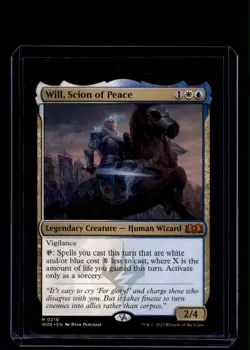 MTG Will, Scion of Peace #218 Mythic Wilds of Eldraine - Image 1