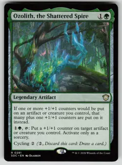 Ozolith, the Shattered Spire Rare Commander: Secrets of Strixhaven 281 MTG NM - Image 1