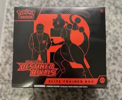 Pokemon TCG: Destined Rivals Elite Trainer Box ETB Factory Sealed - (Small Tear) - Image 1