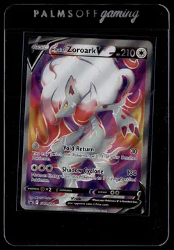 Hisuian Zoroark V SWSH297 SWSH Black Star Promo Pokemon - Image 1