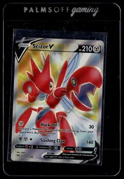Scizor V 183/189 Darkness Ablaze Rare Ultra Pokemon - Image 1
