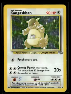 Kangaskhan 5/64 Jungle Rare Holo Pokemon - Image 1