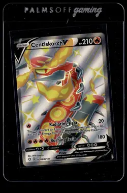 Centiskorch V SV108/SV122 Shining Fates Shiny Vault Rare V Holo Pokemon - Image 1