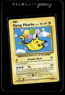 Flying Pikachu 110/108 Evolutions Secret Rare Pokemon - Image 1